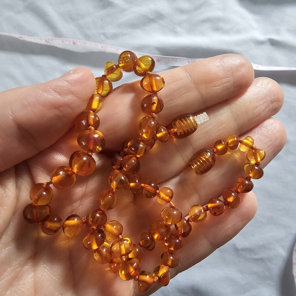13" Baltic Amber from Ringing Rocks Mint - Picture 3 of 3